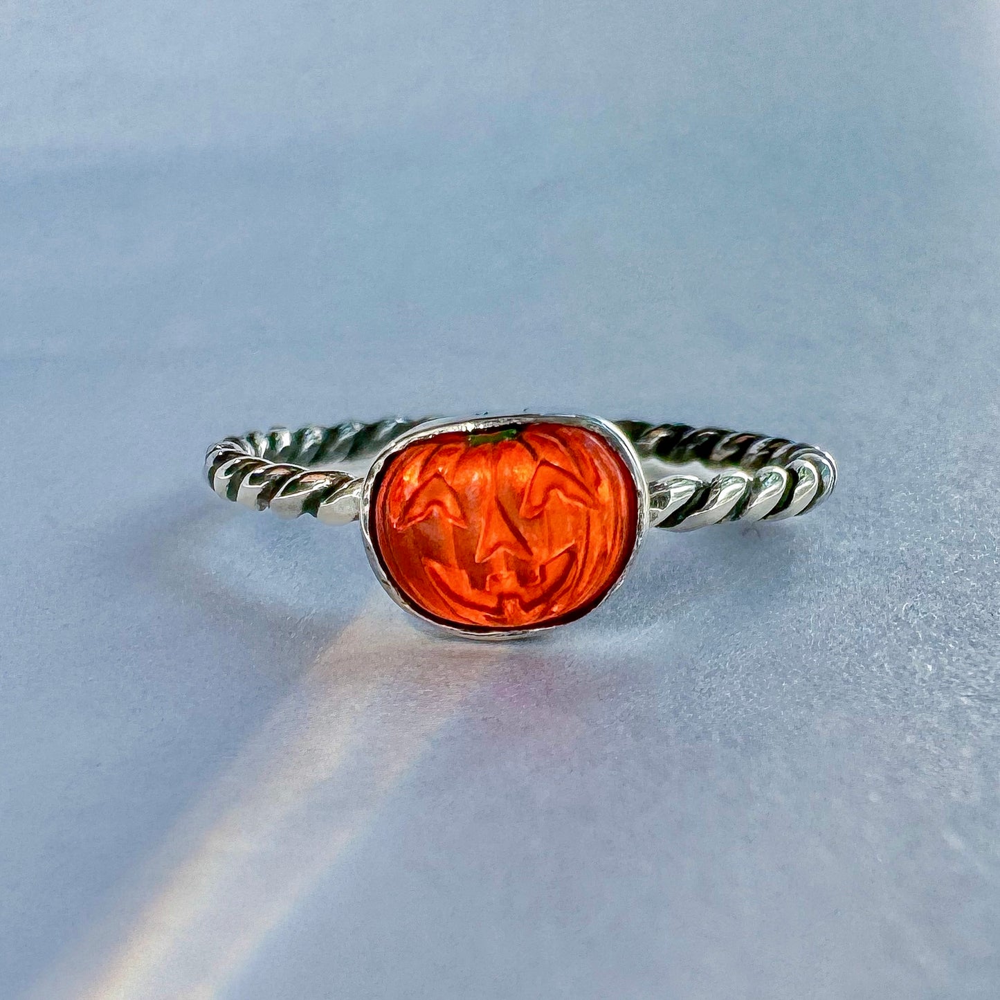 Jack-o’-lantern Ring .925 (choose your size)
