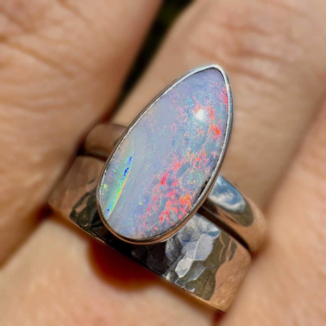 Boulder Opal Ring .925 (size 7)