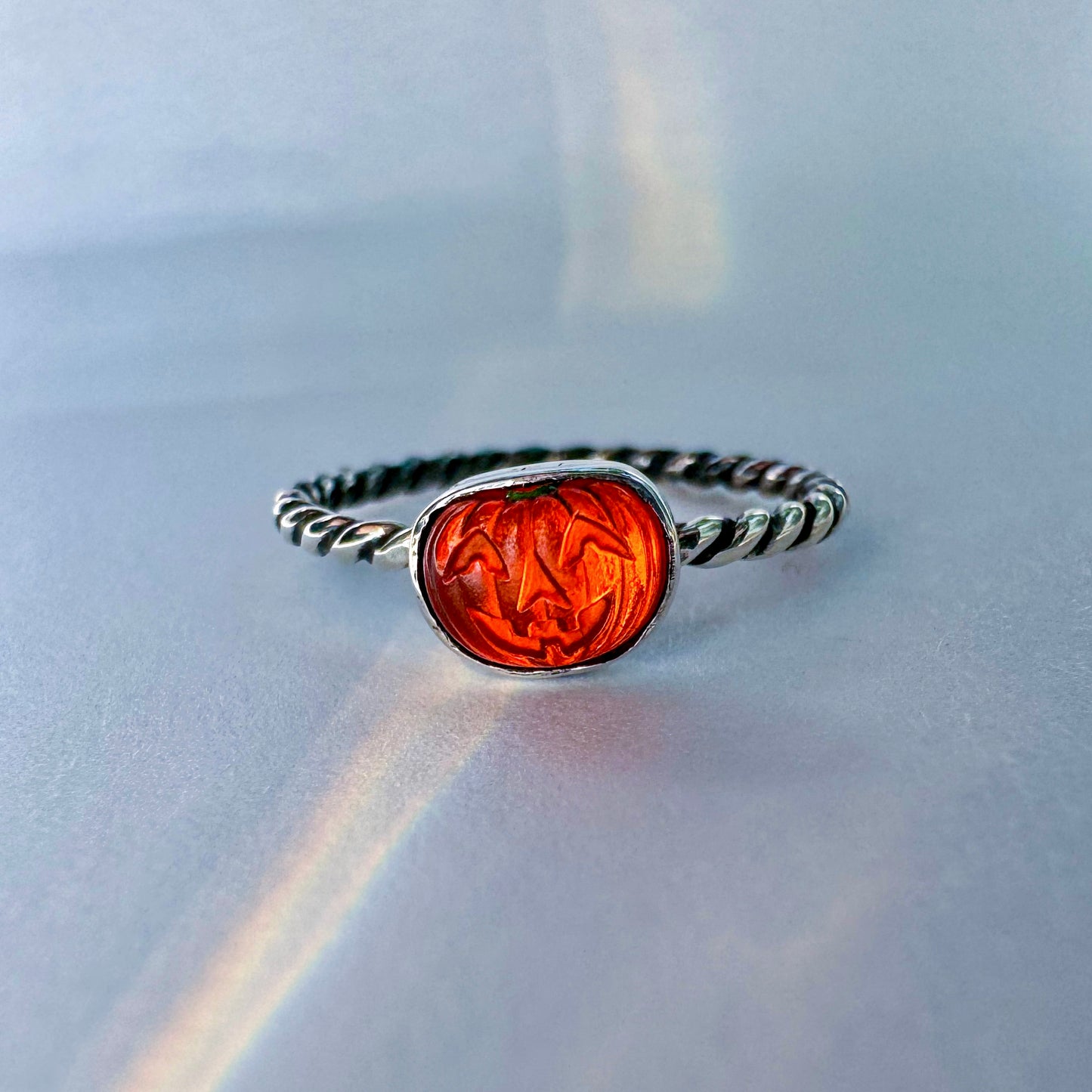 Jack-o’-lantern Ring .925 (choose your size)