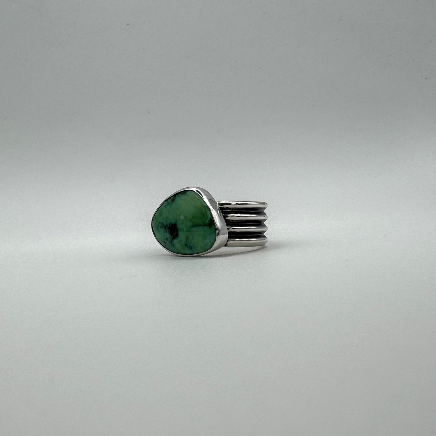 New Mexico Tyrone Turquoise Ring .925 (size 9.5)