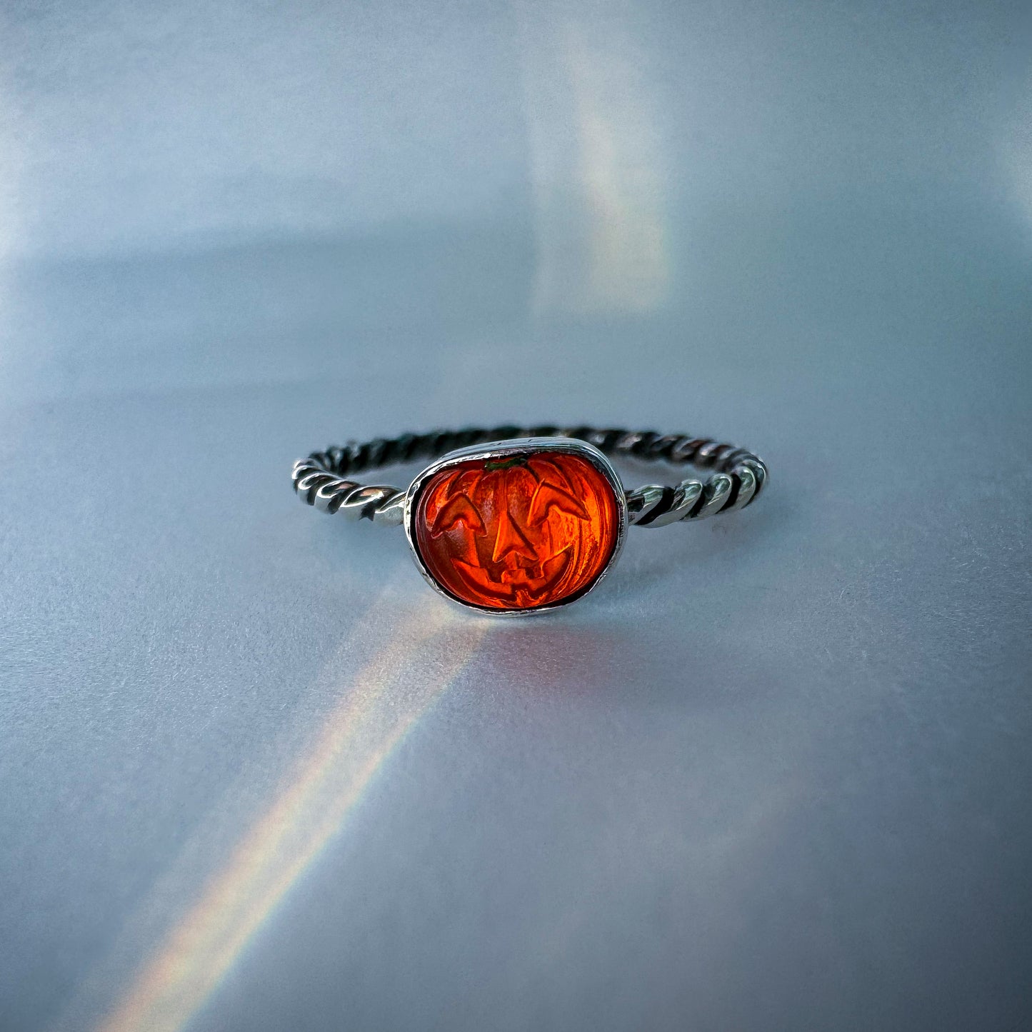 Jack-o’-lantern Ring .925 (choose your size)