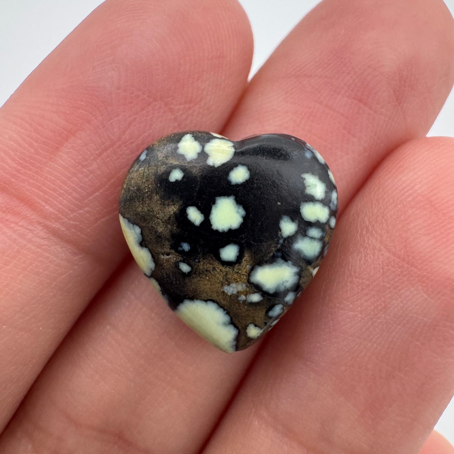 8.4 cts Desert Bloom Variscite Heart Cabochon