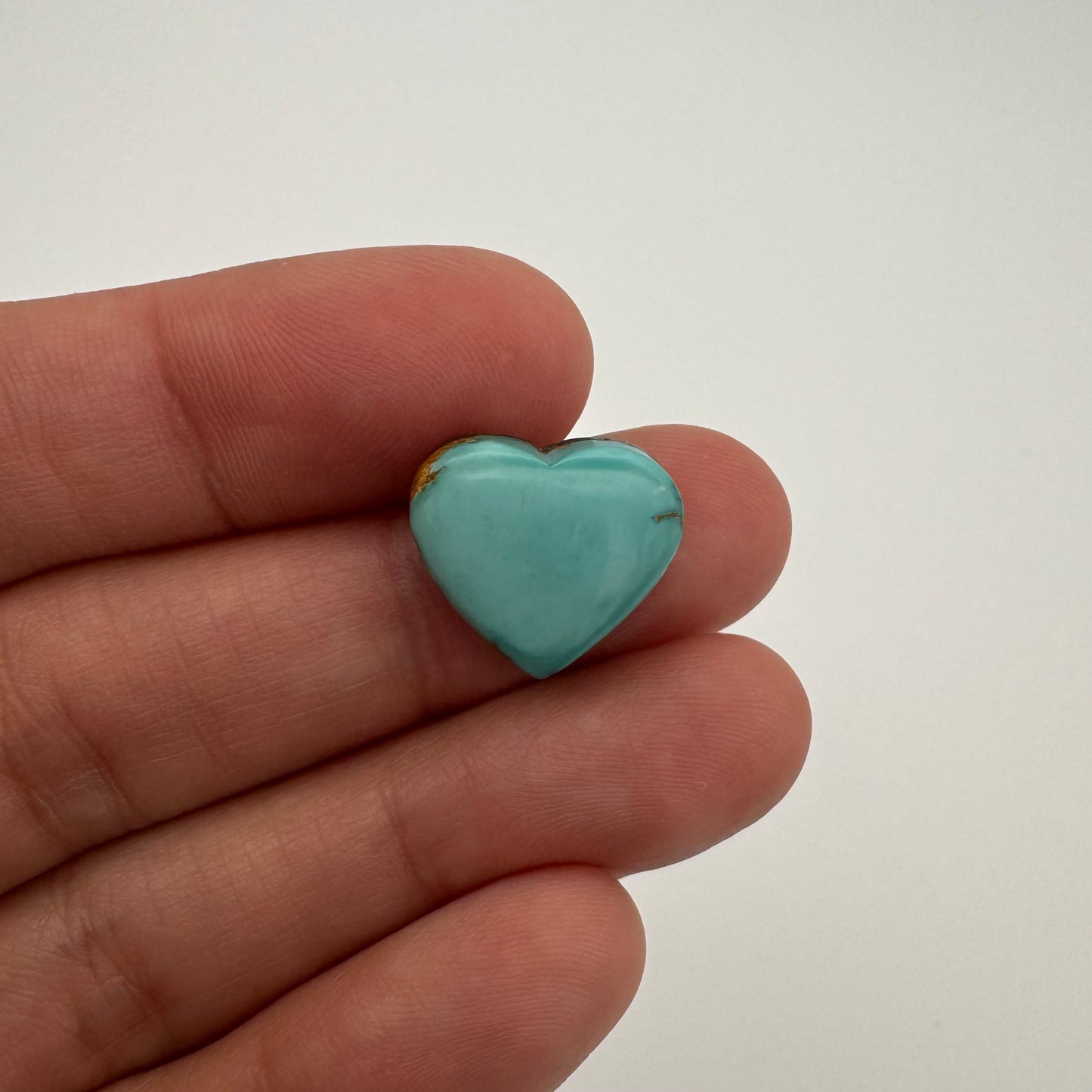 6.6 cts. Royston Turquoise Heart Cabochon