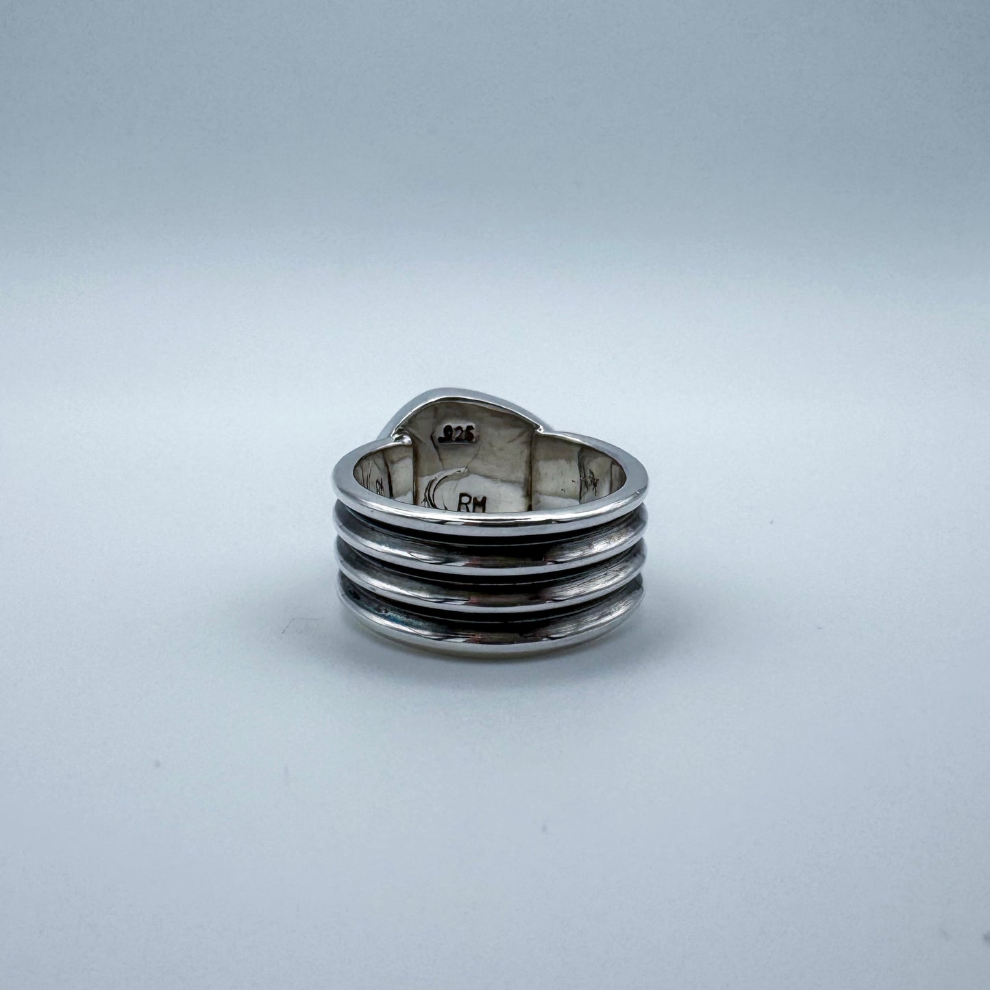 New Mexico Tyrone Turquoise Ring .925 (size 9.5)