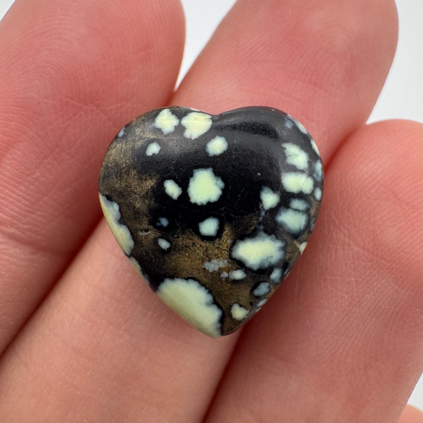 8.4 cts Desert Bloom Variscite Heart Cabochon