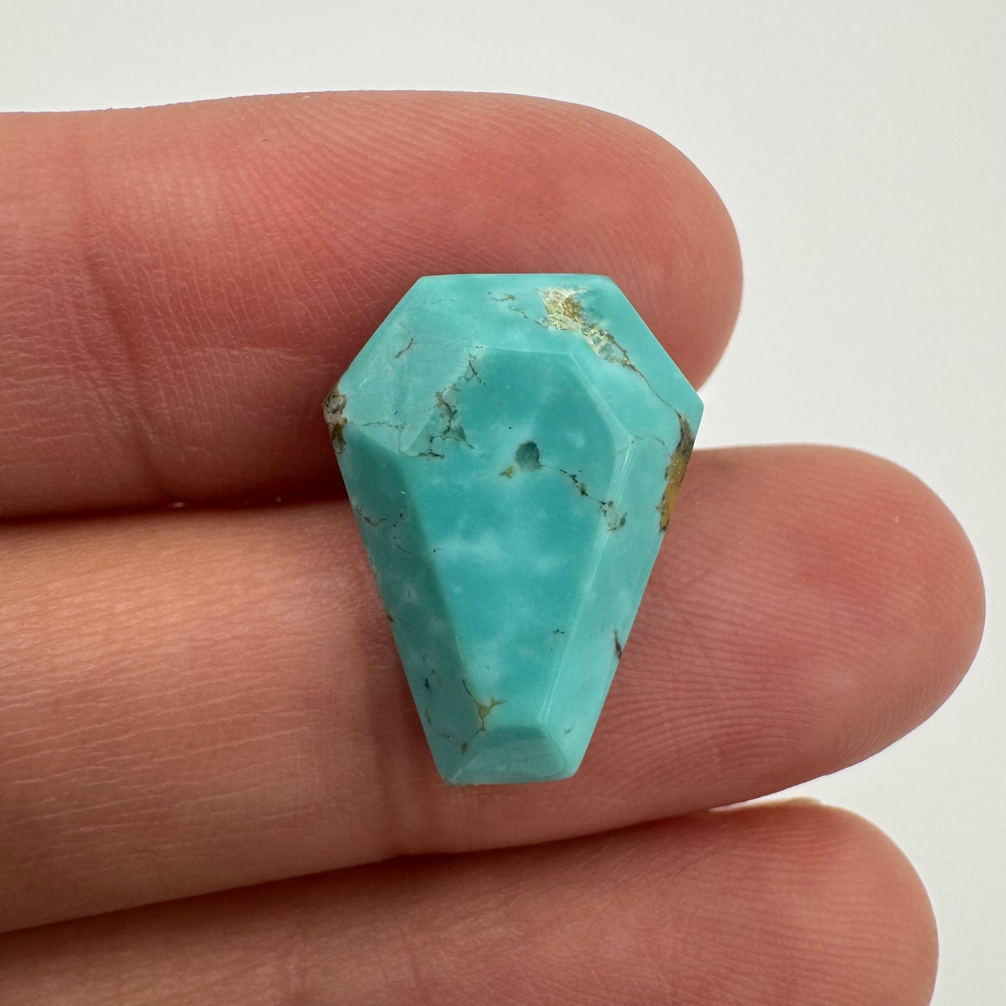 6.2 cts Kingman Turquoise Coffin Cabochon