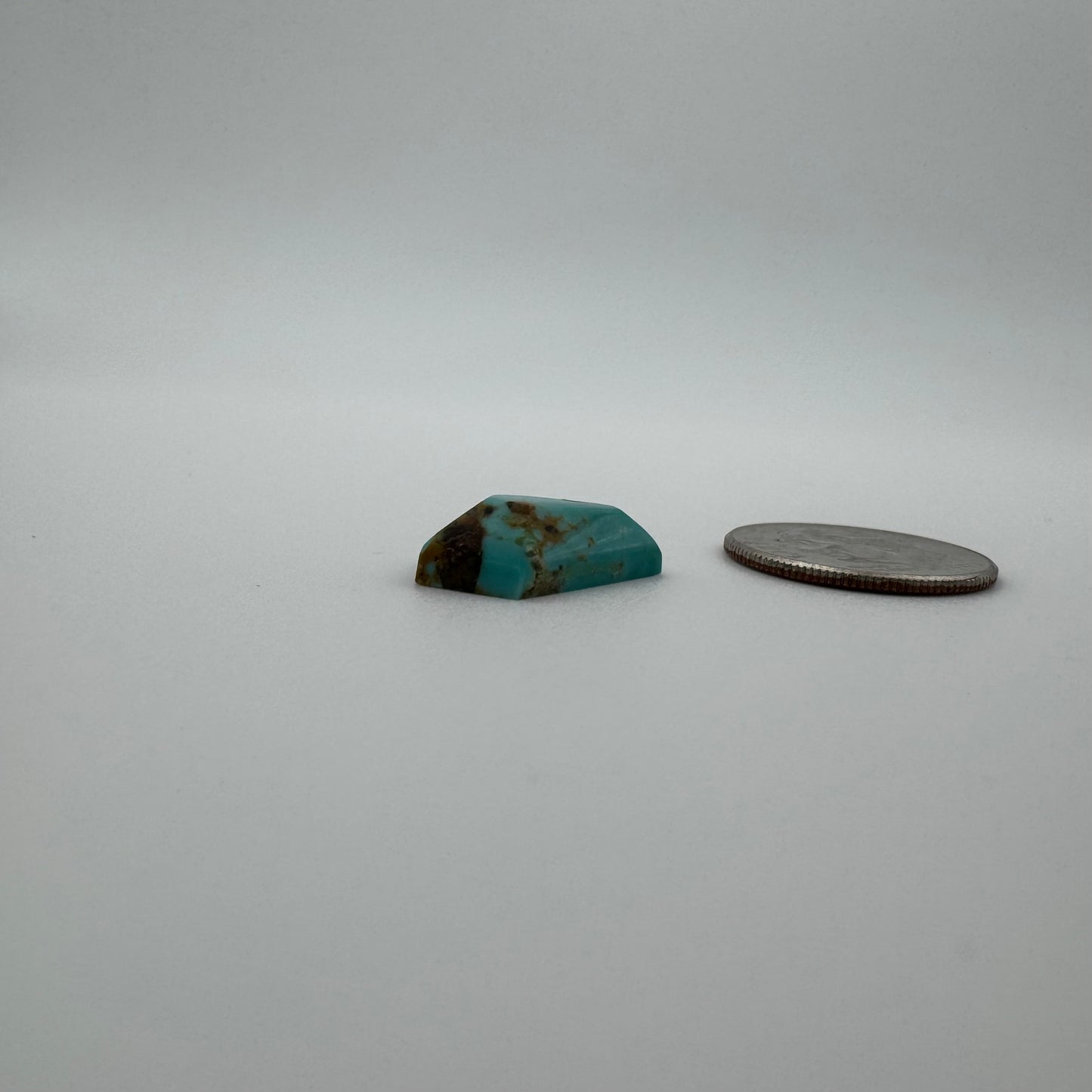 3.8 cts Kingman Turquoise Coffin Cabochon