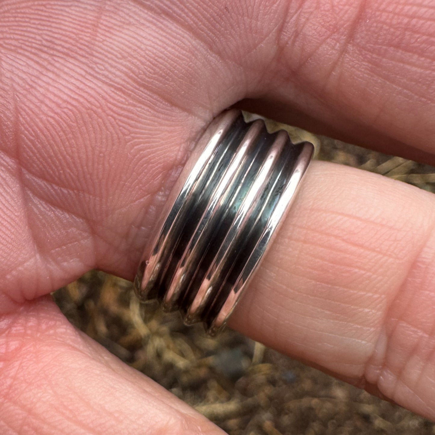 New Mexico Tyrone Turquoise Ring .925 (size 9.5)