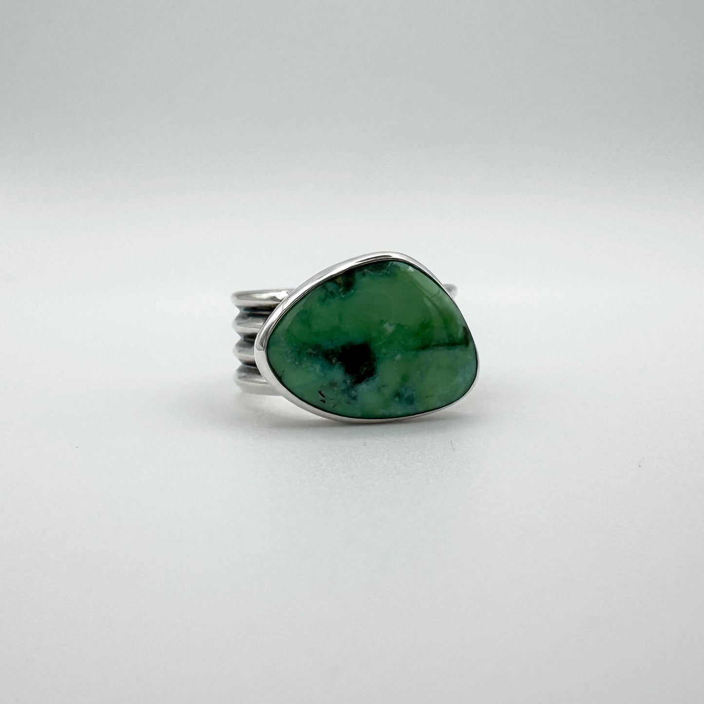 New Mexico Tyrone Turquoise Ring .925 (size 9.5)