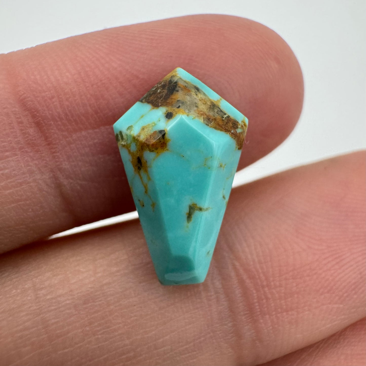 3.8 cts Kingman Turquoise Coffin Cabochon