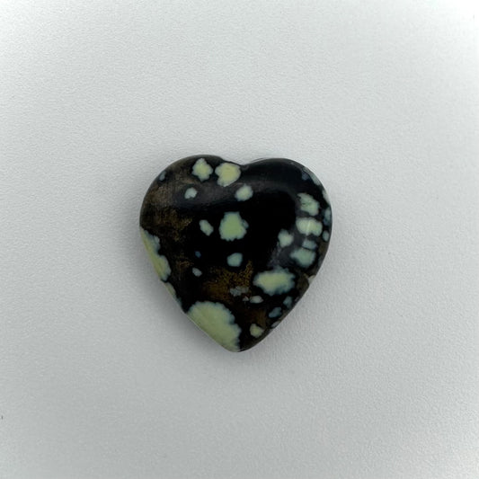 8.4 cts Desert Bloom Variscite Heart Cabochon