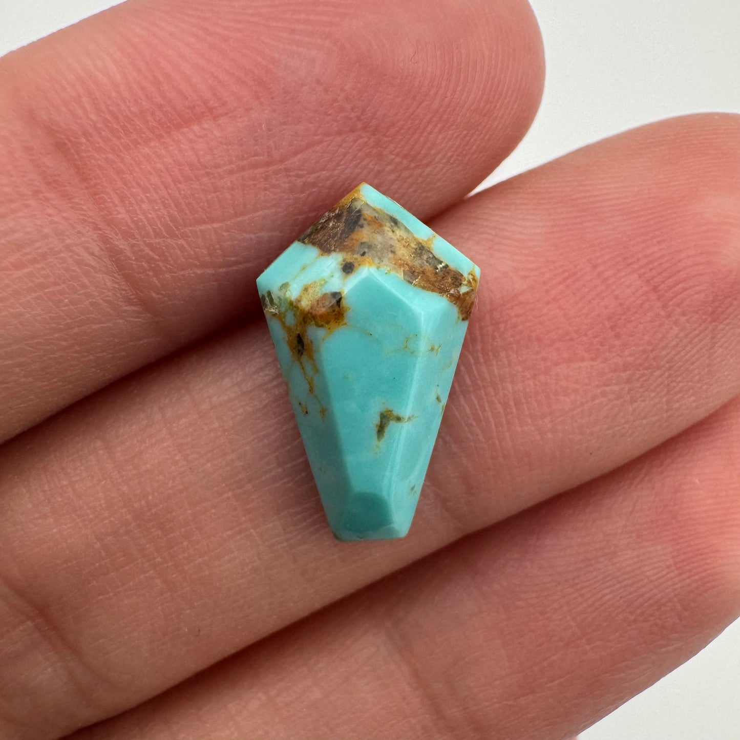3.8 cts Kingman Turquoise Coffin Cabochon