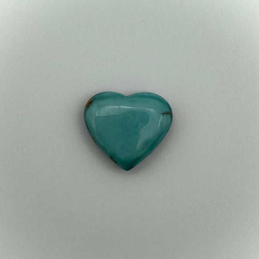 6.6 cts. Royston Turquoise Heart Cabochon