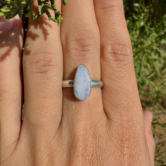 Boulder Opal Ring .925 (size 7)