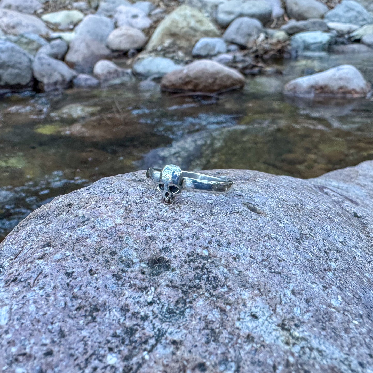 Sterling Silver Skull Ring .925 (size 10)