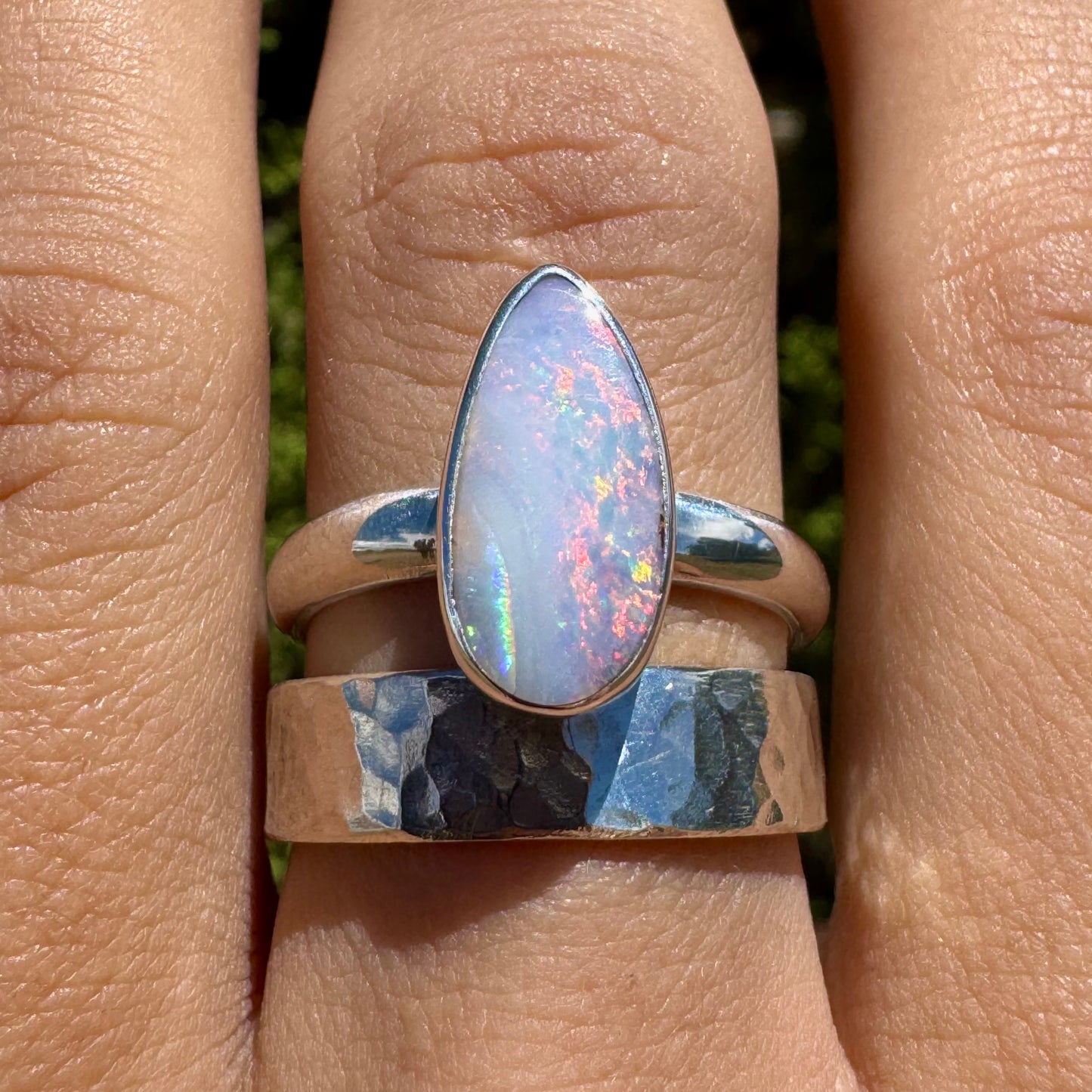Boulder Opal Ring .925 (size 7)
