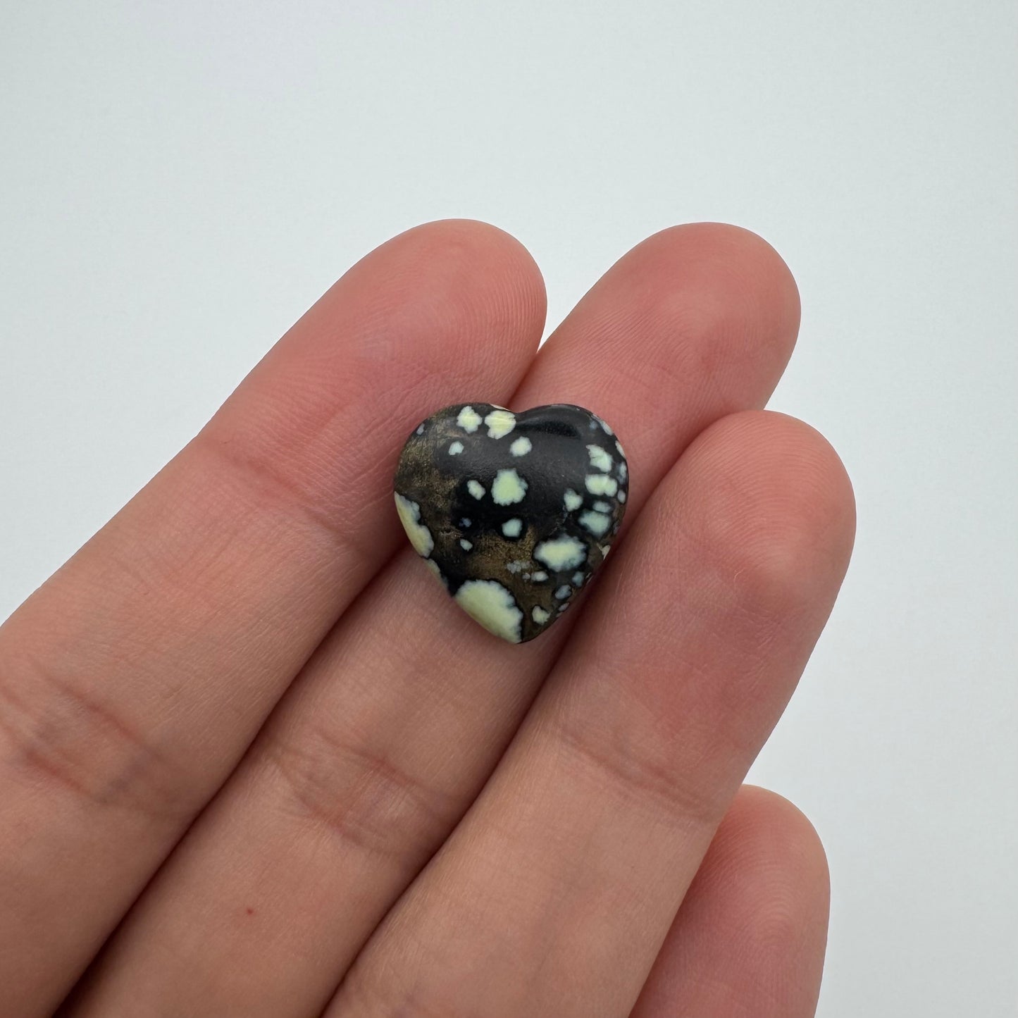 8.4 cts Desert Bloom Variscite Heart Cabochon