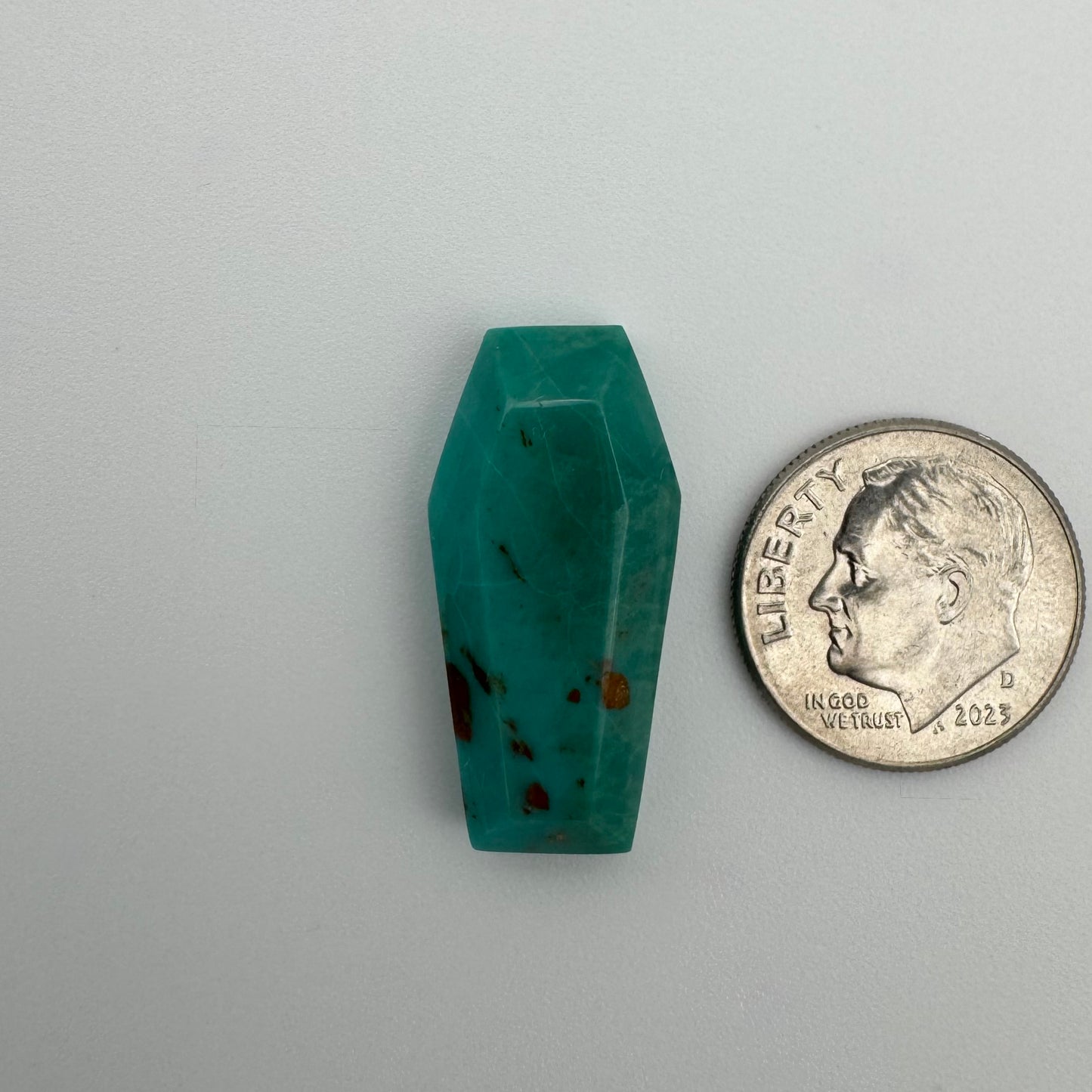 14 cts Campitos Turquoise Coffin Cabochon