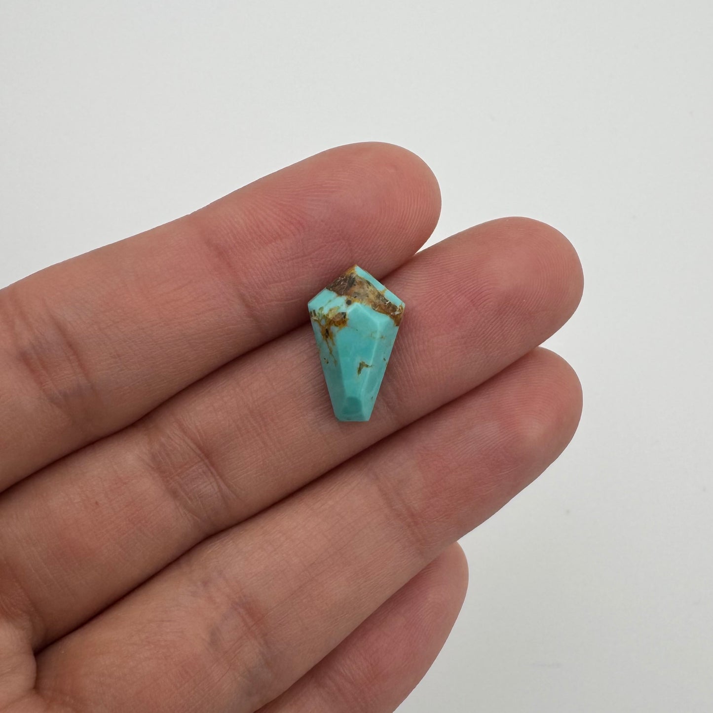 3.8 cts Kingman Turquoise Coffin Cabochon
