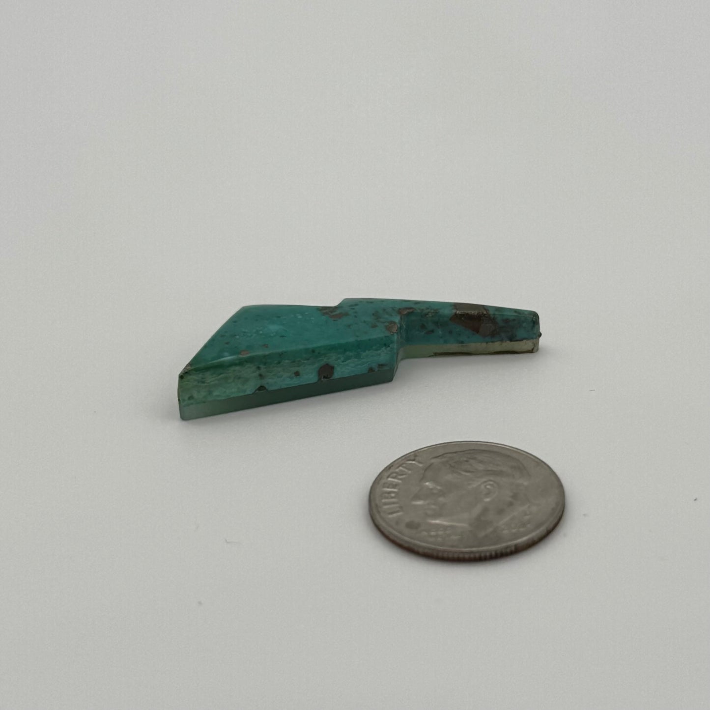 15.7 cts. Campitos Turquoise Lightning Bolt Cabochon